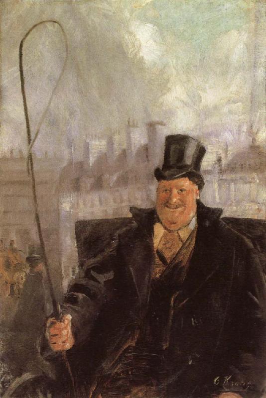 Christian Krohg Paris Hackney Cab Driver